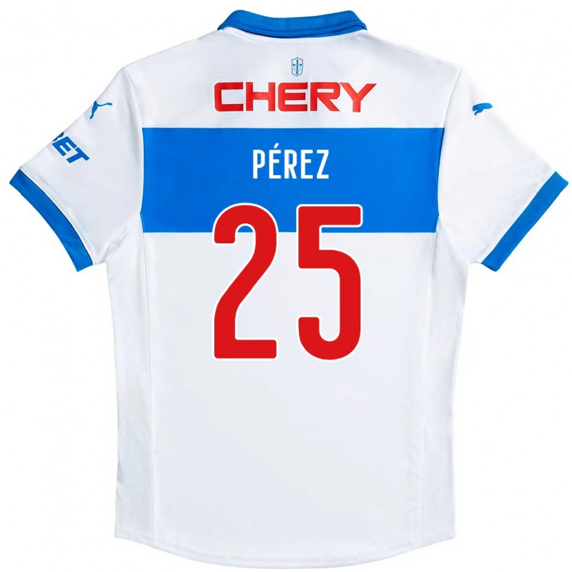 Danxen Kvinnor Sebastián Pérez #25 Svart Blå Hemmatröja Matchtröjor 2025/26 Tröjor T-Tröja