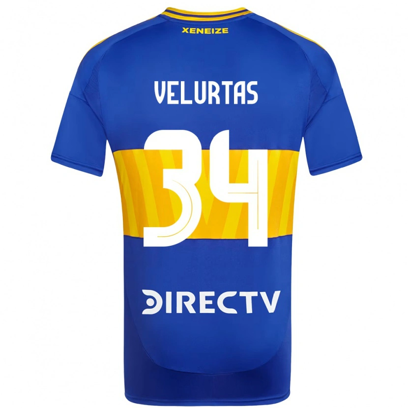 Danxen Kvinnor Pedro Velurtas #34 Kungsblå Gul Hemmatröja Matchtröjor 2025/26 Tröjor T-Tröja