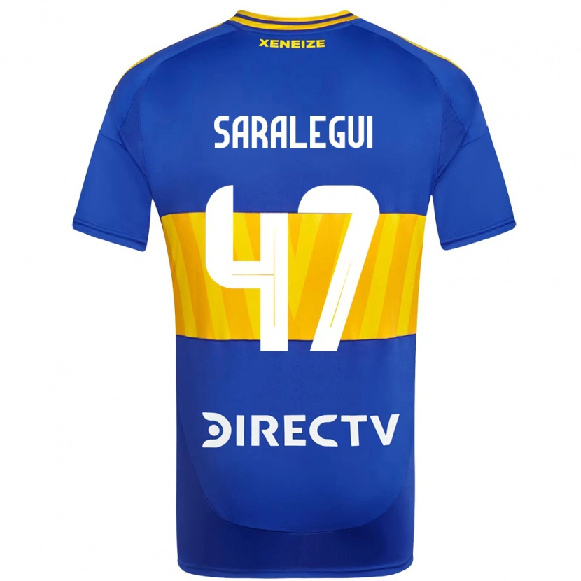 Danxen Kvinnor Jabes Saralegui #47 Kungsblå Gul Hemmatröja Matchtröjor 2025/26 Tröjor T-Tröja