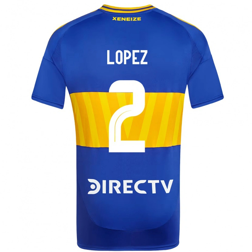 Danxen Kvinnor Lisandro Lopez #2 Kungsblå Gul Hemmatröja Matchtröjor 2025/26 Tröjor T-Tröja