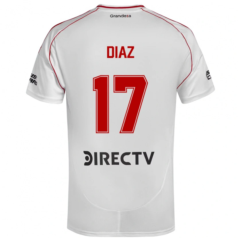 Danxen Kvinnor Paulo Díaz #17 Vinröd Magenta Hemmatröja Matchtröjor 2025/26 Tröjor T-Tröja