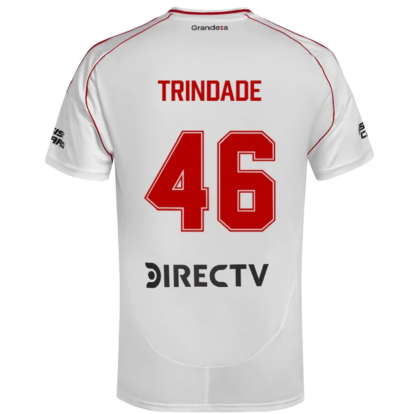Danxen Kvinnor Gonzalo Trindade #46 Vit Röd Hemmatröja Matchtröjor 2025/26 Tröjor T-Tröja