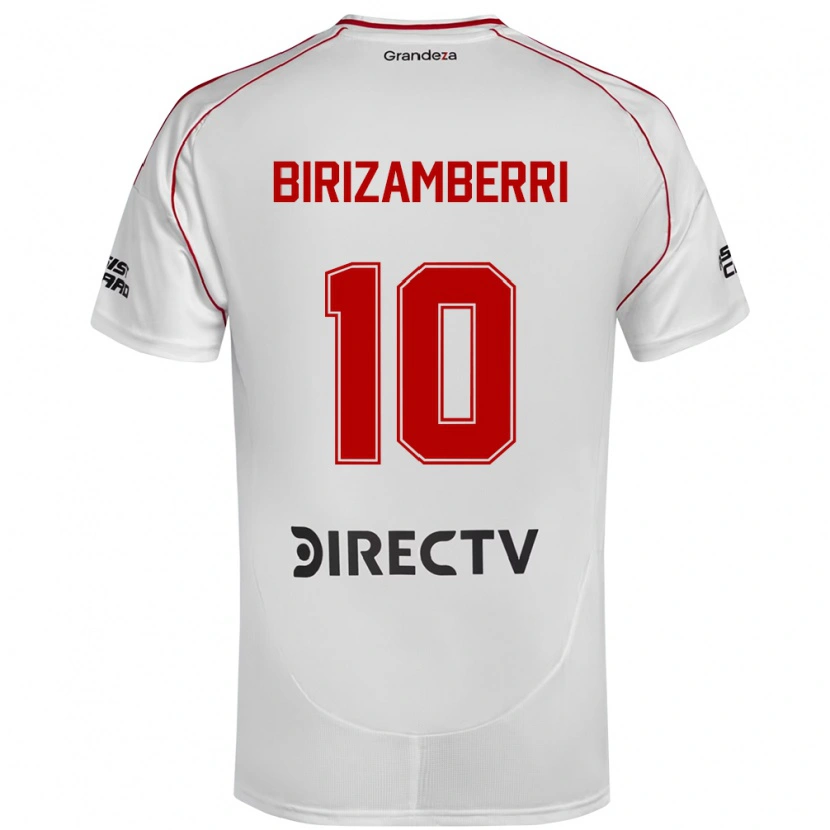 Danxen Kvinnor María Carolina Birizamberri Rivero #10 Vit Röd Hemmatröja Matchtröjor 2025/26 Tröjor T-Tröja