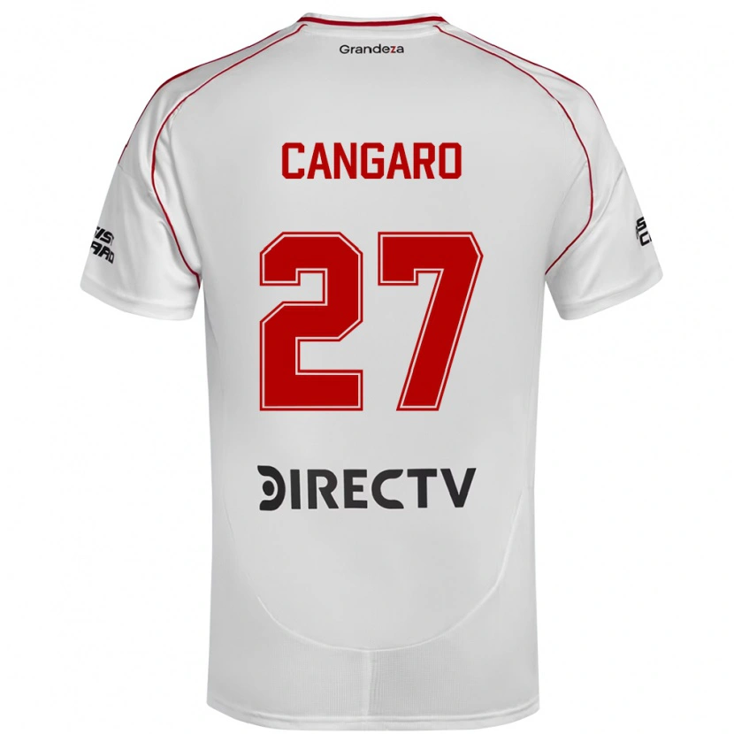 Danxen Kvinnor Juana Cangaro #27 Vit Röd Hemmatröja Matchtröjor 2025/26 Tröjor T-Tröja