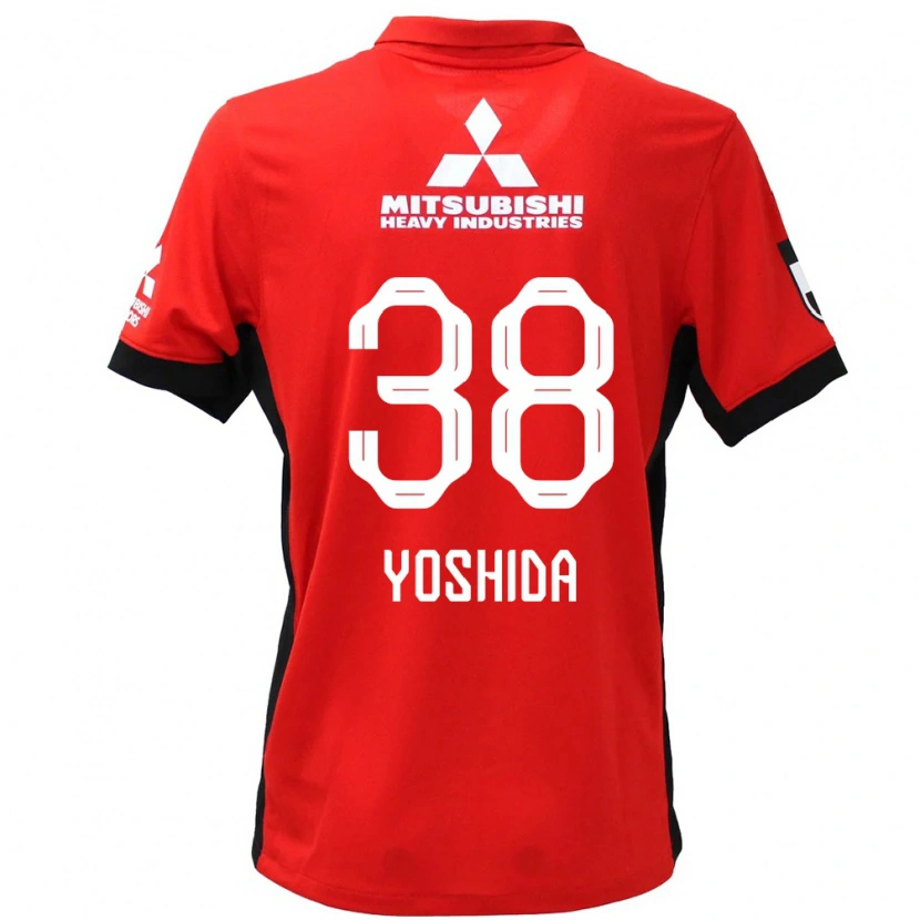 Danxen Kvinnor Masanobu Yoshida #38 Röd Vit Hemmatröja Matchtröjor 2025/26 Tröjor T-Tröja
