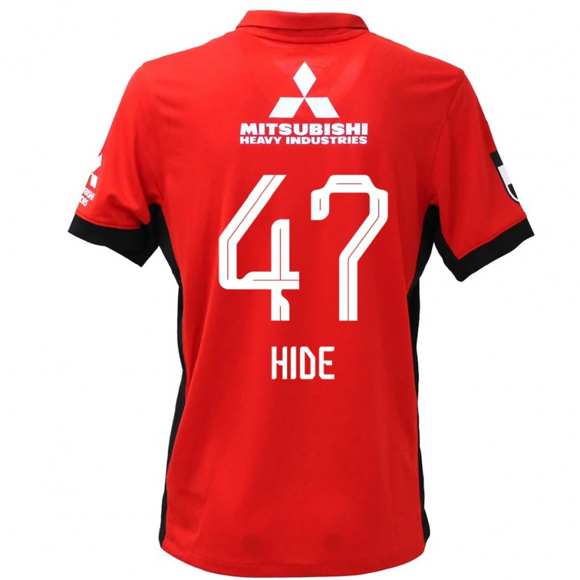 Danxen Kvinnor Hidetoshi Takeda #47 Röd Vit Hemmatröja Matchtröjor 2025/26 Tröjor T-Tröja