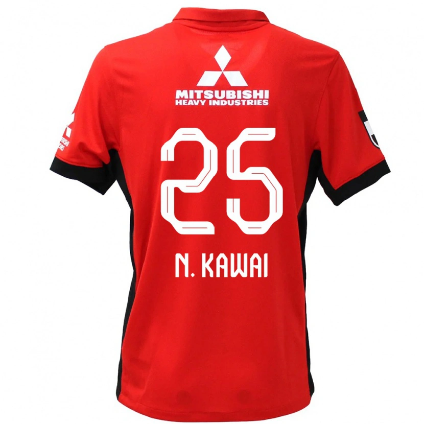 Danxen Kvinnor Nonoko Kawai #25 Röd Vit Hemmatröja Matchtröjor 2025/26 Tröjor T-Tröja