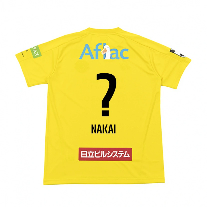 Danxen Kvinnor Yamato Nakai #0 Svart Gul Hemmatröja Matchtröjor 2025/26 Tröjor T-Tröja