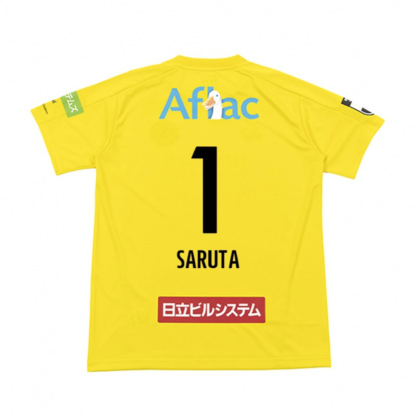Danxen Kvinnor Haruki Saruta #1 Svart Gul Hemmatröja Matchtröjor 2025/26 Tröjor T-Tröja
