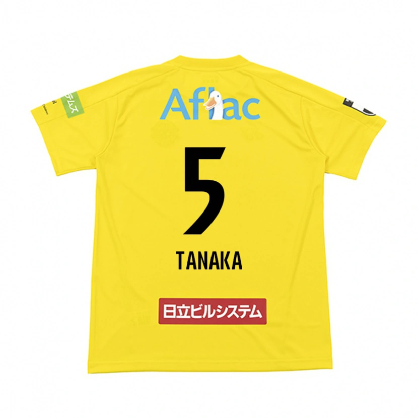Danxen Kvinnor Hayato Tanaka #5 Svart Gul Hemmatröja Matchtröjor 2025/26 Tröjor T-Tröja