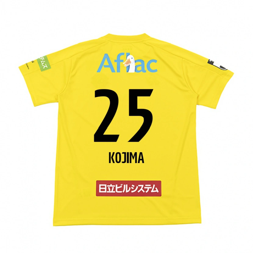 Danxen Kvinnor Ryosuke Kojima #25 Svart Gul Hemmatröja Matchtröjor 2025/26 Tröjor T-Tröja