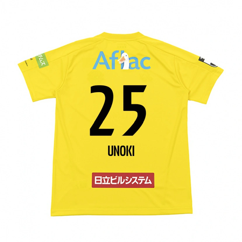 Danxen Kvinnor Fumiya Unoki #25 Svart Gul Hemmatröja Matchtröjor 2025/26 Tröjor T-Tröja