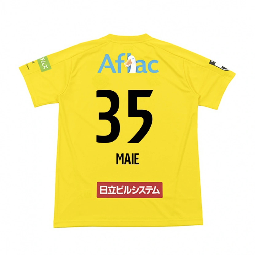 Danxen Kvinnor Hidetaka Maie #35 Svart Gul Hemmatröja Matchtröjor 2025/26 Tröjor T-Tröja