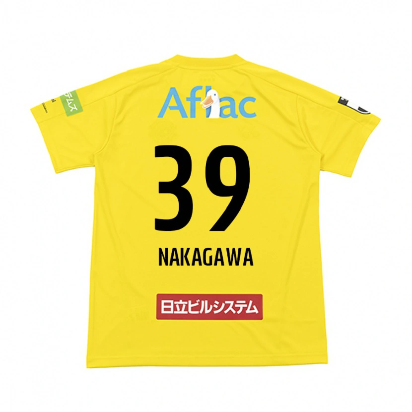 Danxen Kvinnor Nobuteru Nakagawa #39 Svart Gul Hemmatröja Matchtröjor 2025/26 Tröjor T-Tröja
