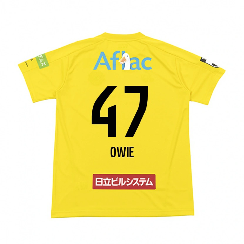 Danxen Kvinnor William Owie #47 Svart Gul Hemmatröja Matchtröjor 2025/26 Tröjor T-Tröja