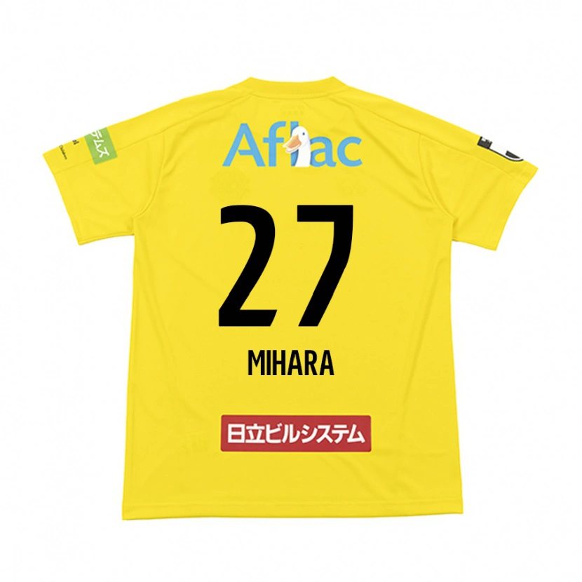Danxen Kvinnor Masatoshi Mihara #27 Svart Gul Hemmatröja Matchtröjor 2025/26 Tröjor T-Tröja