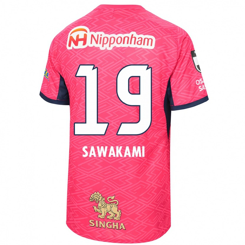 Danxen Kvinnor Ryuji Sawakami #19 Sakura Rosa Vit Hemmatröja Matchtröjor 2025/26 Tröjor T-Tröja