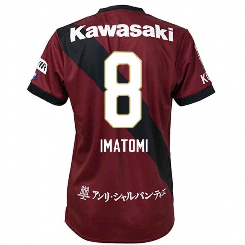 Danxen Kvinnor Teruya Imatomi #8 Vinröd Svart Hemmatröja Matchtröjor 2025/26 Tröjor T-Tröja