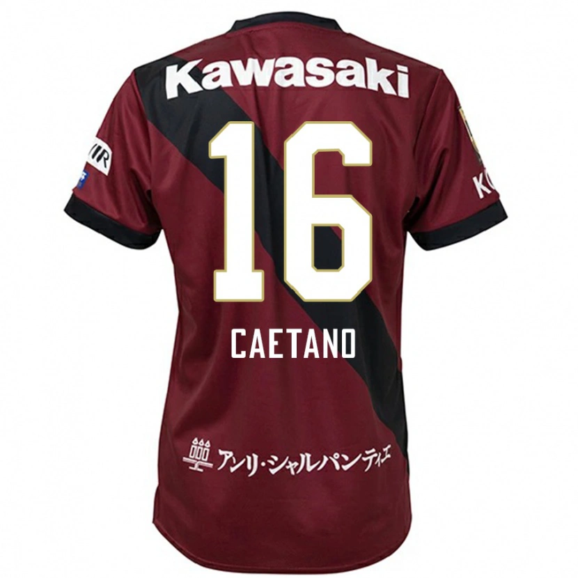 Danxen Kvinnor Caetano #16 Vinröd Svart Hemmatröja Matchtröjor 2025/26 Tröjor T-Tröja