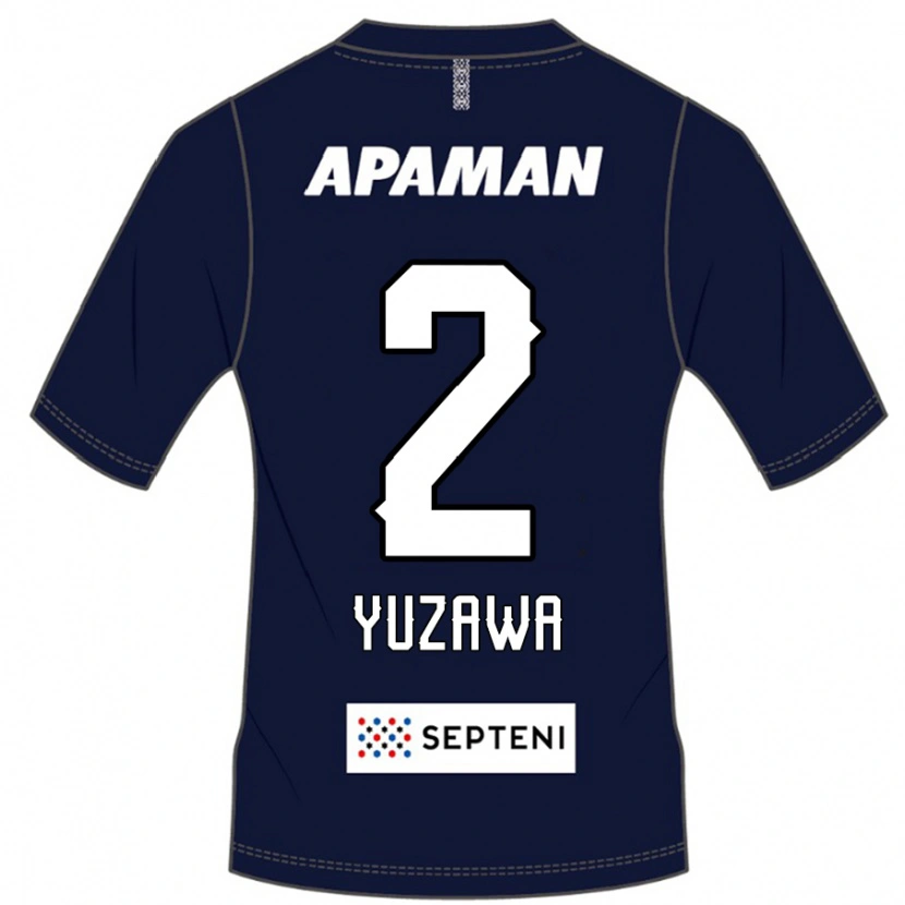 Danxen Kvinnor Masato Yuzawa #2 Kungsblå Vit Hemmatröja Matchtröjor 2025/26 Tröjor T-Tröja