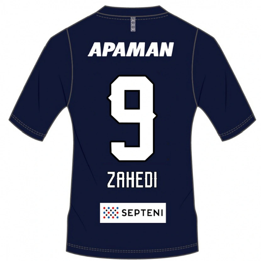 Danxen Kvinnor Shahab Zahedi #9 Kungsblå Vit Hemmatröja Matchtröjor 2025/26 Tröjor T-Tröja