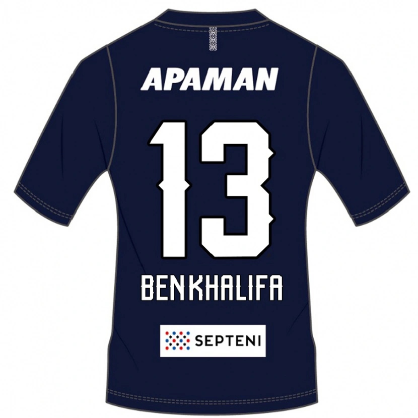 Danxen Kvinnor Nassim Ben Khalifa #13 Kungsblå Vit Hemmatröja Matchtröjor 2025/26 Tröjor T-Tröja