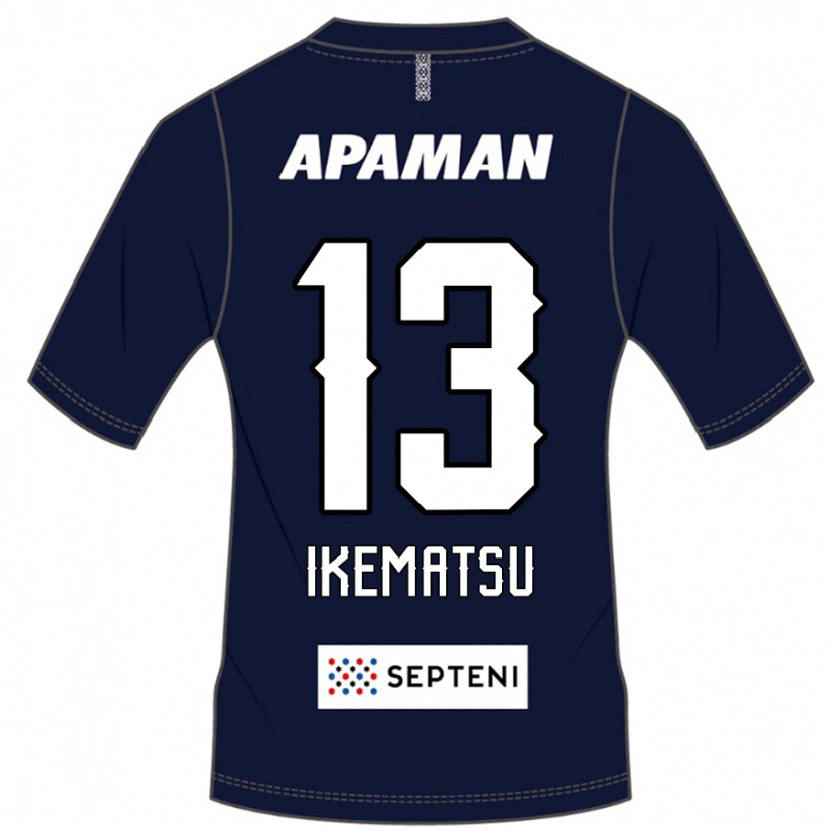 Danxen Kvinnor Shumpei Ikematsu #13 Kungsblå Vit Hemmatröja Matchtröjor 2025/26 Tröjor T-Tröja
