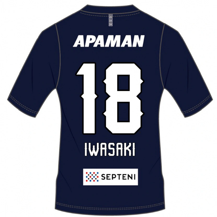 Danxen Kvinnor Yuto Iwasaki #18 Kungsblå Vit Hemmatröja Matchtröjor 2025/26 Tröjor T-Tröja