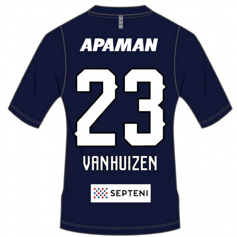 Danxen Kvinnor Haruki Christopher Van Huizen #23 Kungsblå Vit Hemmatröja Matchtröjor 2025/26 Tröjor T-Tröja