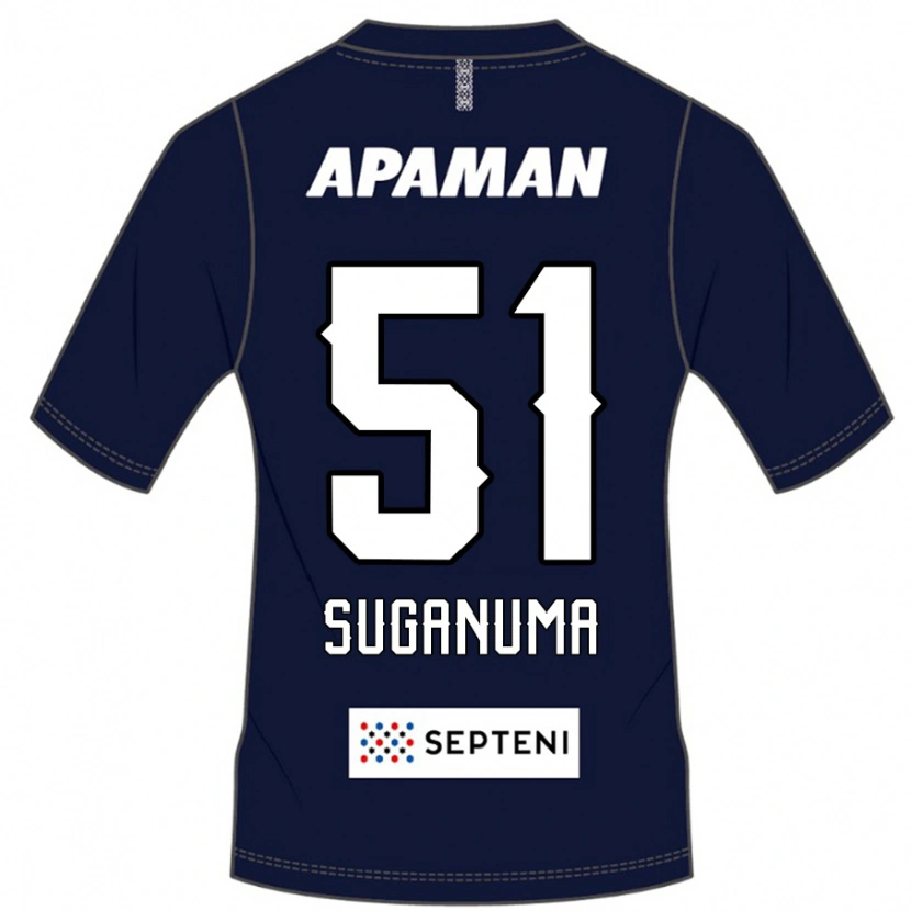 Danxen Kvinnor Kazuaki Suganuma #51 Kungsblå Vit Hemmatröja Matchtröjor 2025/26 Tröjor T-Tröja