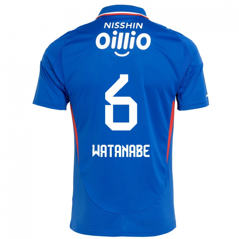 Danxen Kvinnor Kota Watanabe #6 Kungsblå Vit Hemmatröja Matchtröjor 2025/26 Tröjor T-Tröja