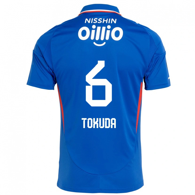 Danxen Kvinnor Yuma Tokuda #6 Kungsblå Vit Hemmatröja Matchtröjor 2025/26 Tröjor T-Tröja