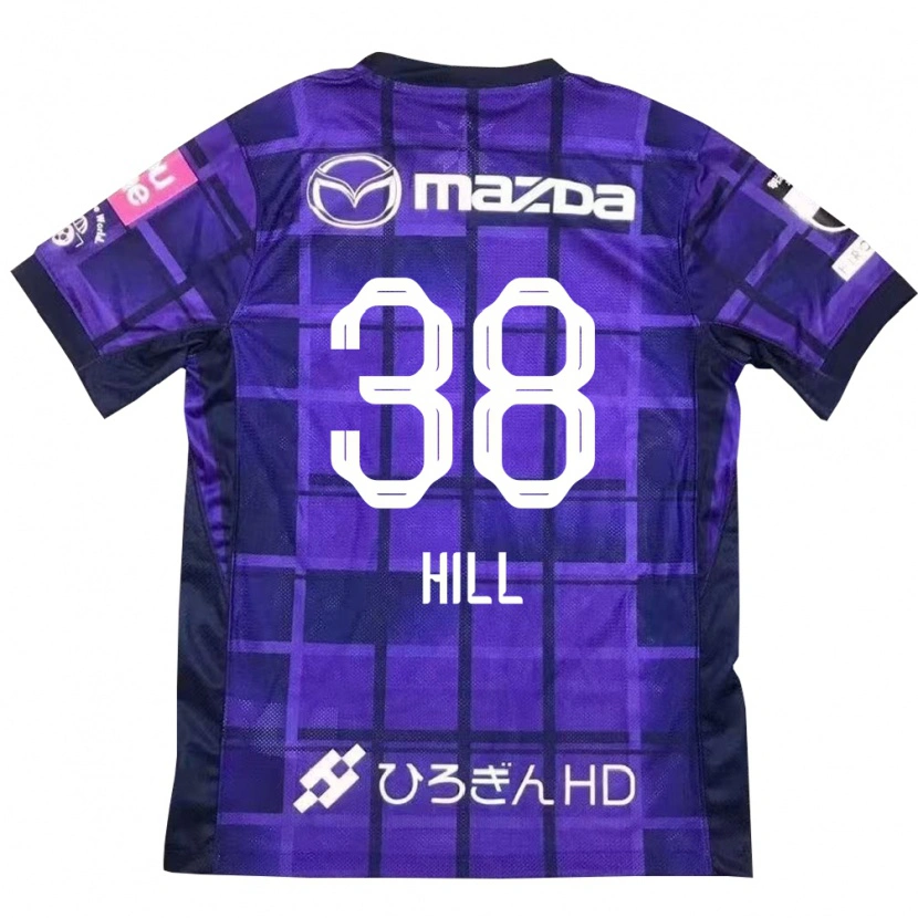 Danxen Kvinnor Cailen Hill #38 Lila Orange Hemmatröja Matchtröjor 2025/26 Tröjor T-Tröja