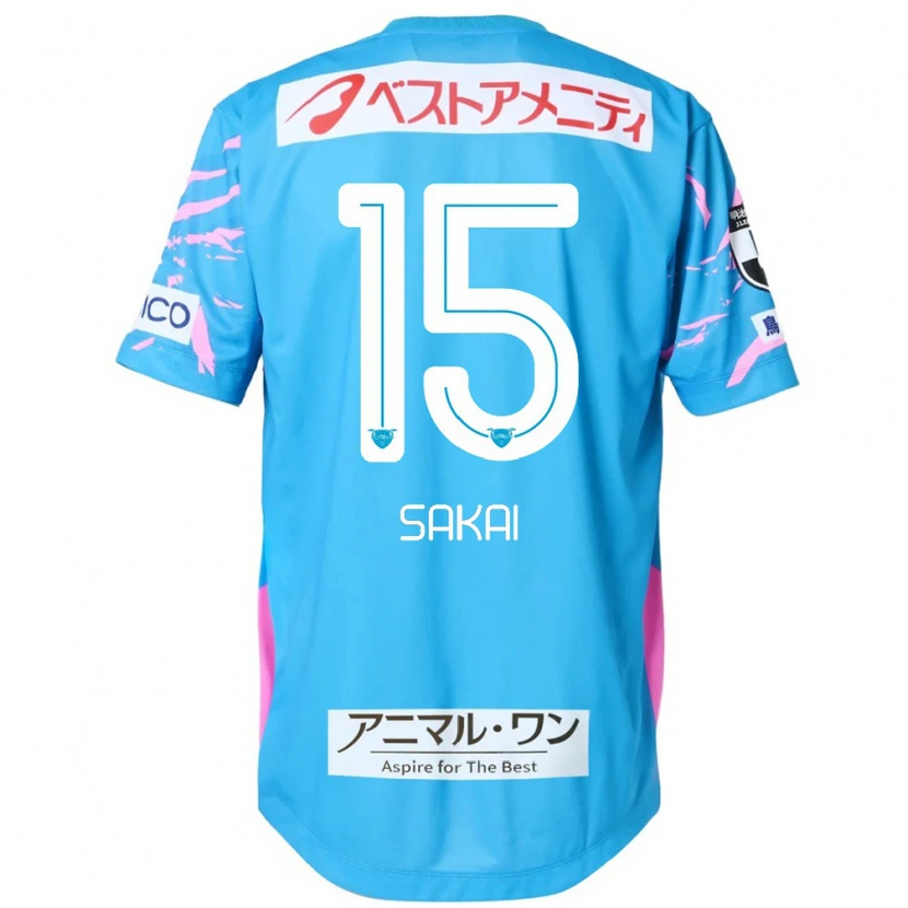 Danxen Kvinnor Noriyoshi Sakai #15 Blå Rosa Hemmatröja Matchtröjor 2025/26 Tröjor T-Tröja