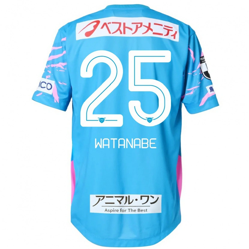 Danxen Kvinnor Ryohei Watanabe #25 Blå Rosa Hemmatröja Matchtröjor 2025/26 Tröjor T-Tröja