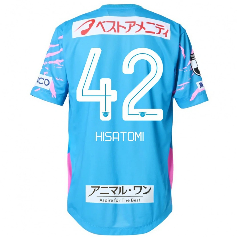Danxen Kvinnor Kazuhiro Hisatomi #42 Blå Rosa Hemmatröja Matchtröjor 2025/26 Tröjor T-Tröja