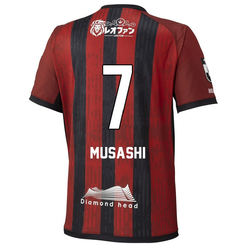 Danxen Kvinnor Musashi Suzuki #7 Röd Svart Hemmatröja Matchtröjor 2025/26 Tröjor T-Tröja