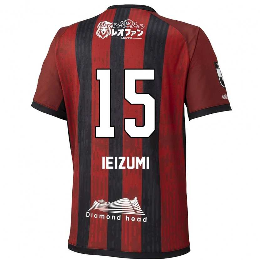 Danxen Kvinnor Rei Ieizumi #15 Röd Svart Hemmatröja Matchtröjor 2025/26 Tröjor T-Tröja