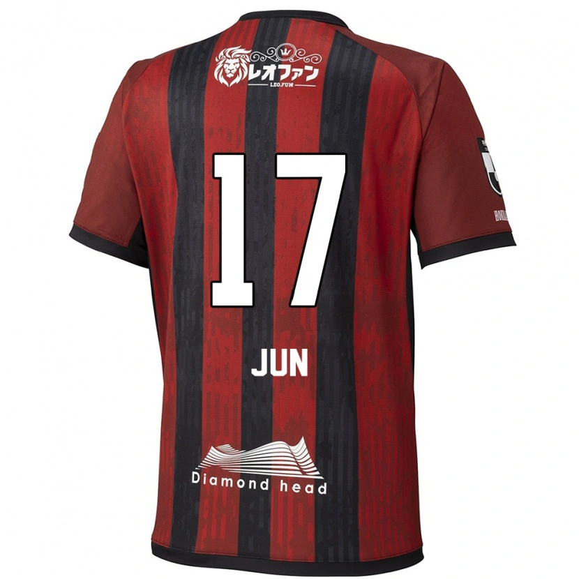 Danxen Kvinnor Jun Kodama #17 Röd Svart Hemmatröja Matchtröjor 2025/26 Tröjor T-Tröja