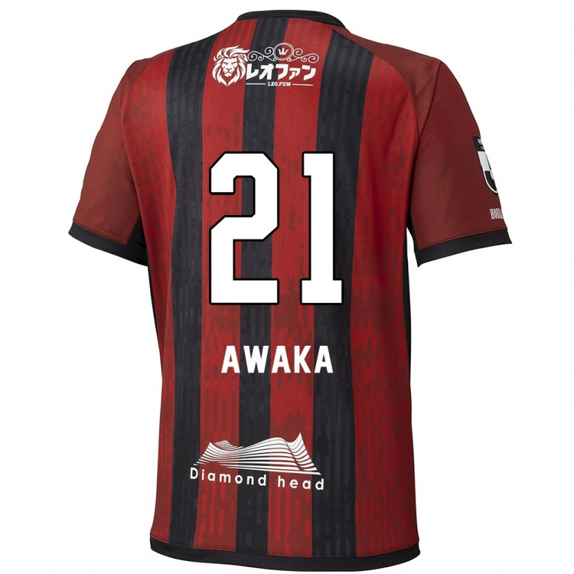 Danxen Kvinnor Shunta Awaka #21 Röd Svart Hemmatröja Matchtröjor 2025/26 Tröjor T-Tröja