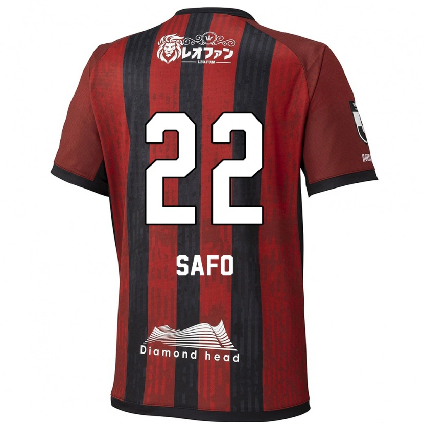Danxen Kvinnor Kinglord Safo #22 Röd Svart Hemmatröja Matchtröjor 2025/26 Tröjor T-Tröja