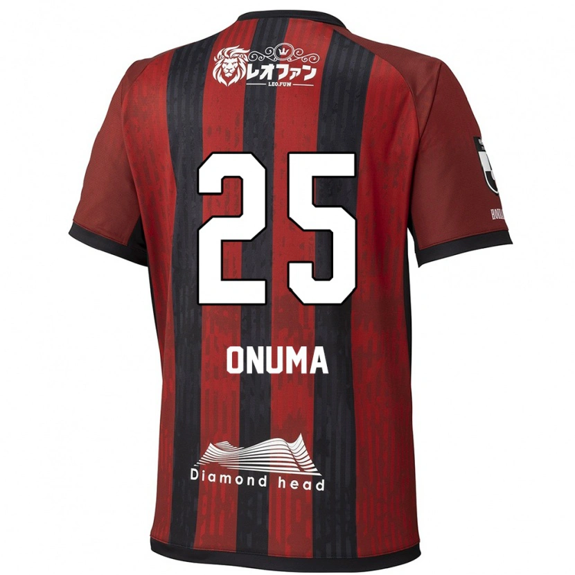 Danxen Kvinnor Akito Onuma #25 Röd Svart Hemmatröja Matchtröjor 2025/26 Tröjor T-Tröja