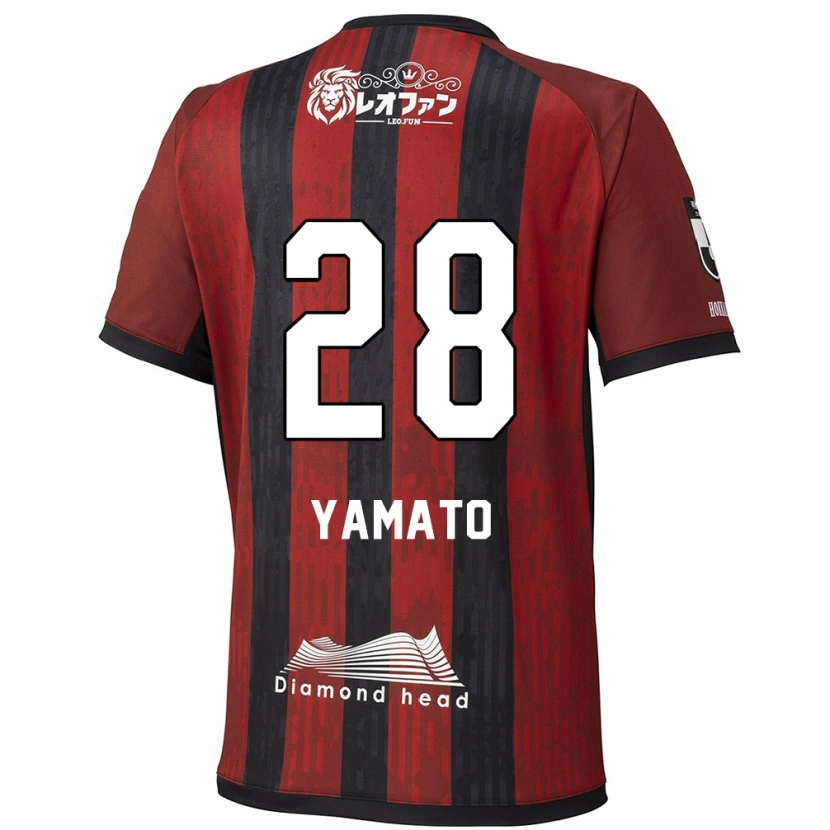 Danxen Kvinnor Yamato Okada #28 Röd Svart Hemmatröja Matchtröjor 2025/26 Tröjor T-Tröja
