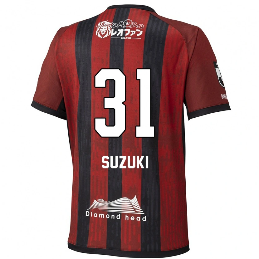 Danxen Kvinnor Ryusei Suzuki #31 Röd Svart Hemmatröja Matchtröjor 2025/26 Tröjor T-Tröja