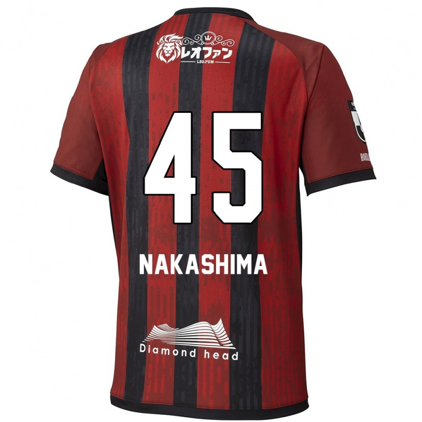 Danxen Kvinnor Taika Nakashima #45 Röd Svart Hemmatröja Matchtröjor 2025/26 Tröjor T-Tröja