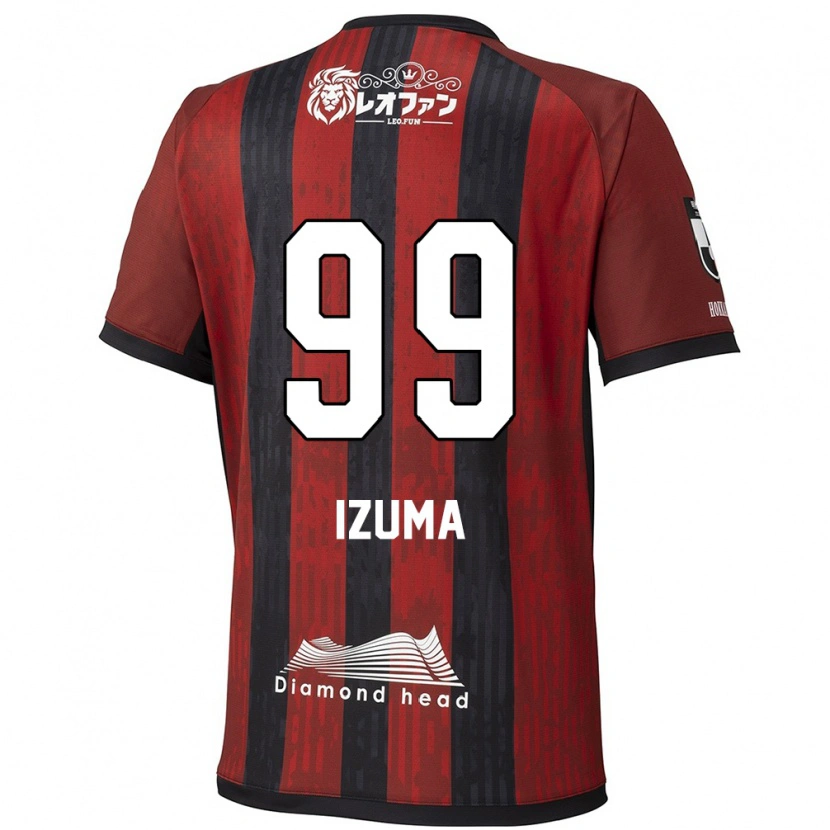 Danxen Kvinnor Shido Izuma #99 Röd Svart Hemmatröja Matchtröjor 2025/26 Tröjor T-Tröja