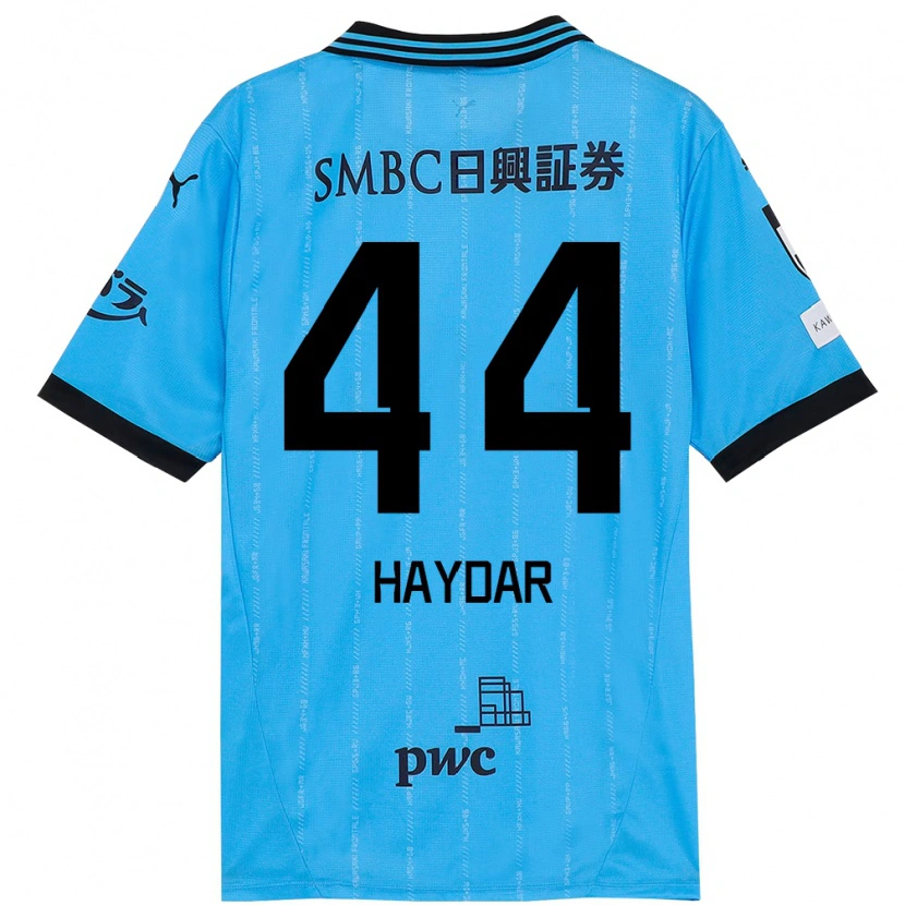 Danxen Kvinnor César Haydar #44 Himmelsblå Svart Hemmatröja Matchtröjor 2025/26 Tröjor T-Tröja