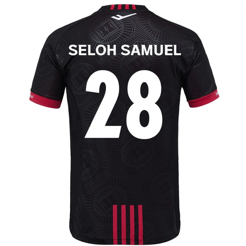 Danxen Kvinnor Gbato Seloh Samuel #28 Svart Röd Hemmatröja Matchtröjor 2025/26 Tröjor T-Tröja