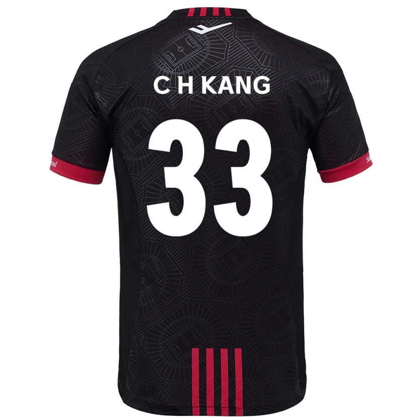 Danxen Kvinnor Chang-Hwa Kang #33 Svart Röd Hemmatröja Matchtröjor 2025/26 Tröjor T-Tröja