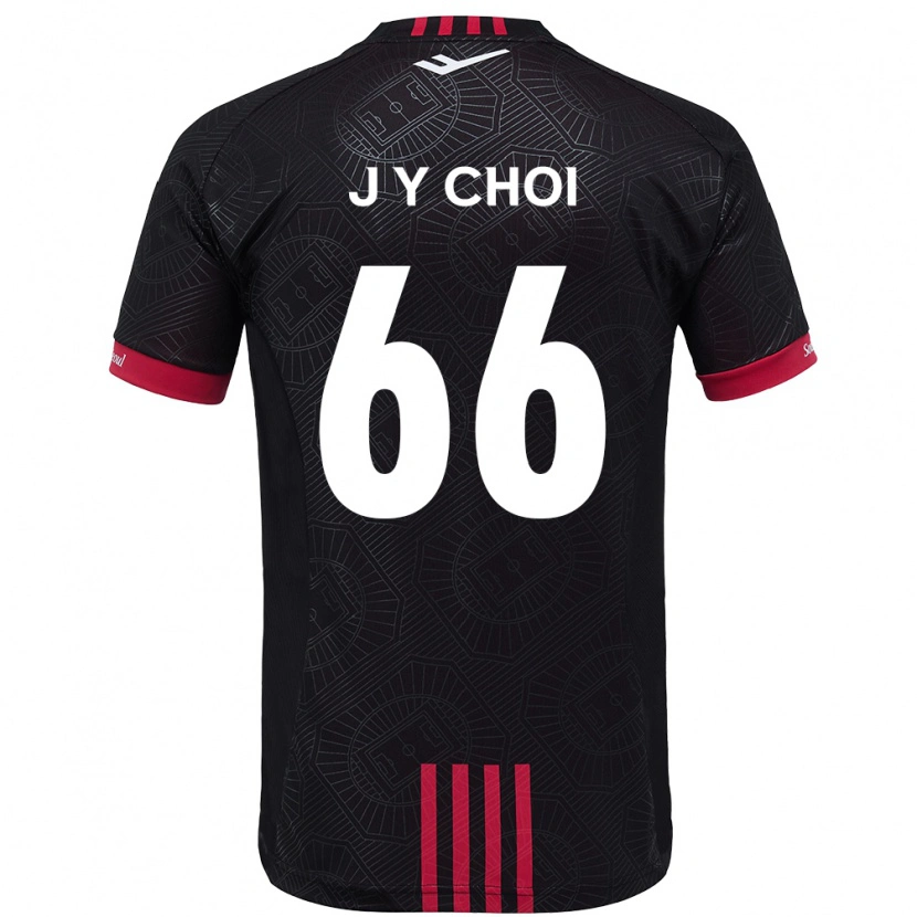 Danxen Kvinnor Jun-Yeong Choi #66 Svart Röd Hemmatröja Matchtröjor 2025/26 Tröjor T-Tröja